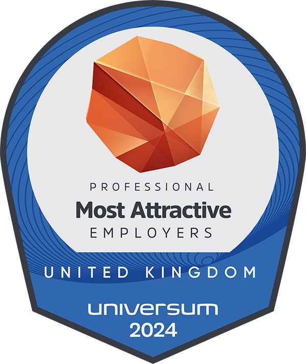 Logo for Universum UK, 2024 accreditation