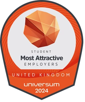 Logo for Universum UK, 2024 accreditation